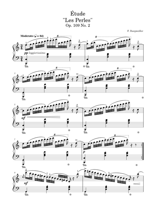 Étude Op. 109 No. 2 "Les Perles"