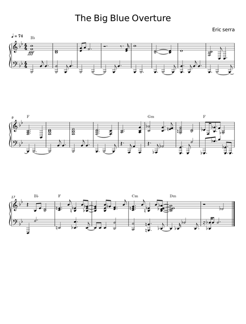 The Big Blue Overture 2 - Eric Serra