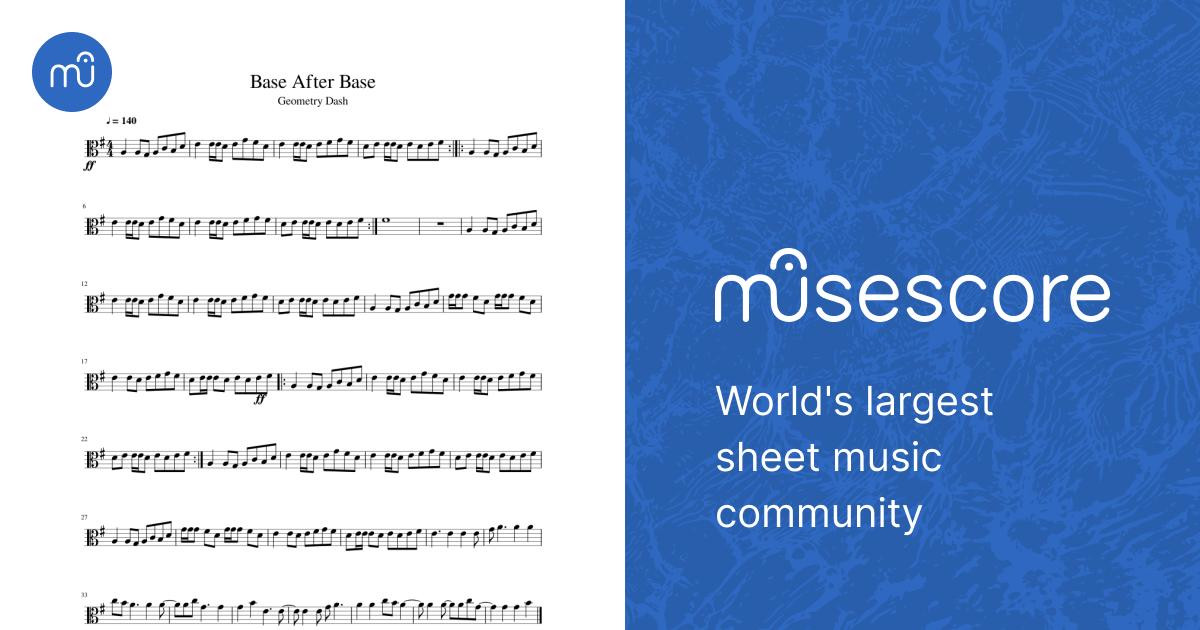 Base after Base-Viola Sheet Music for Violin (Solo) | MuseScore.com