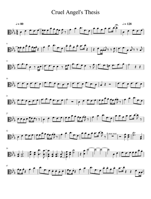 Cruel Angel's Thesis - Viola