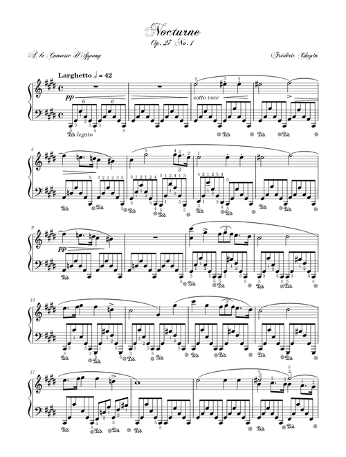 Nocturne Op. 27 No. 1