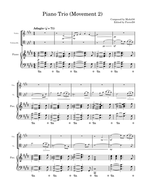Piano Trio Movement 2