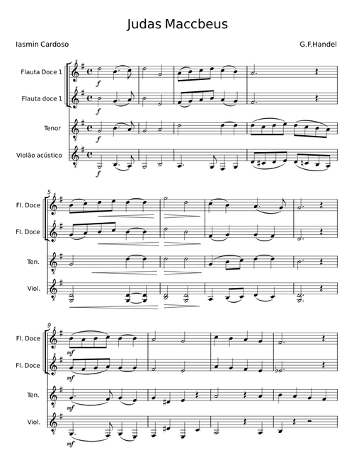 Judas Maccabaeus, HWV 63 - Georg Friedrich Händel
