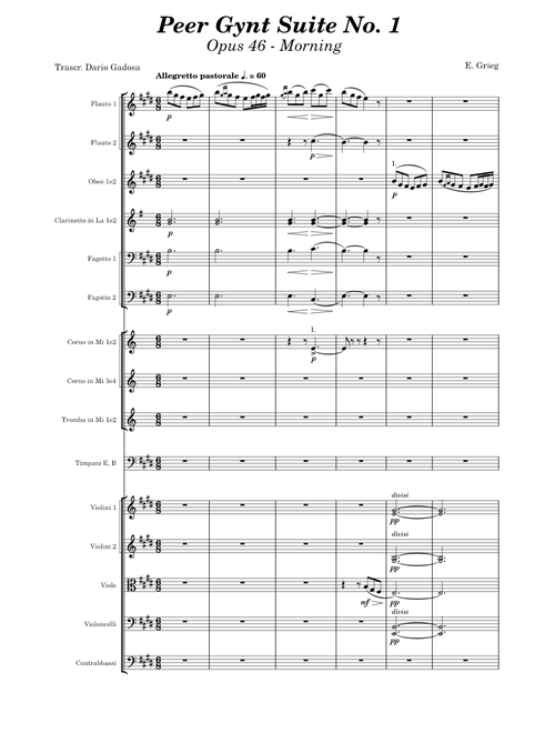 Peer Gynt Suite No. 1 - Morning Mood