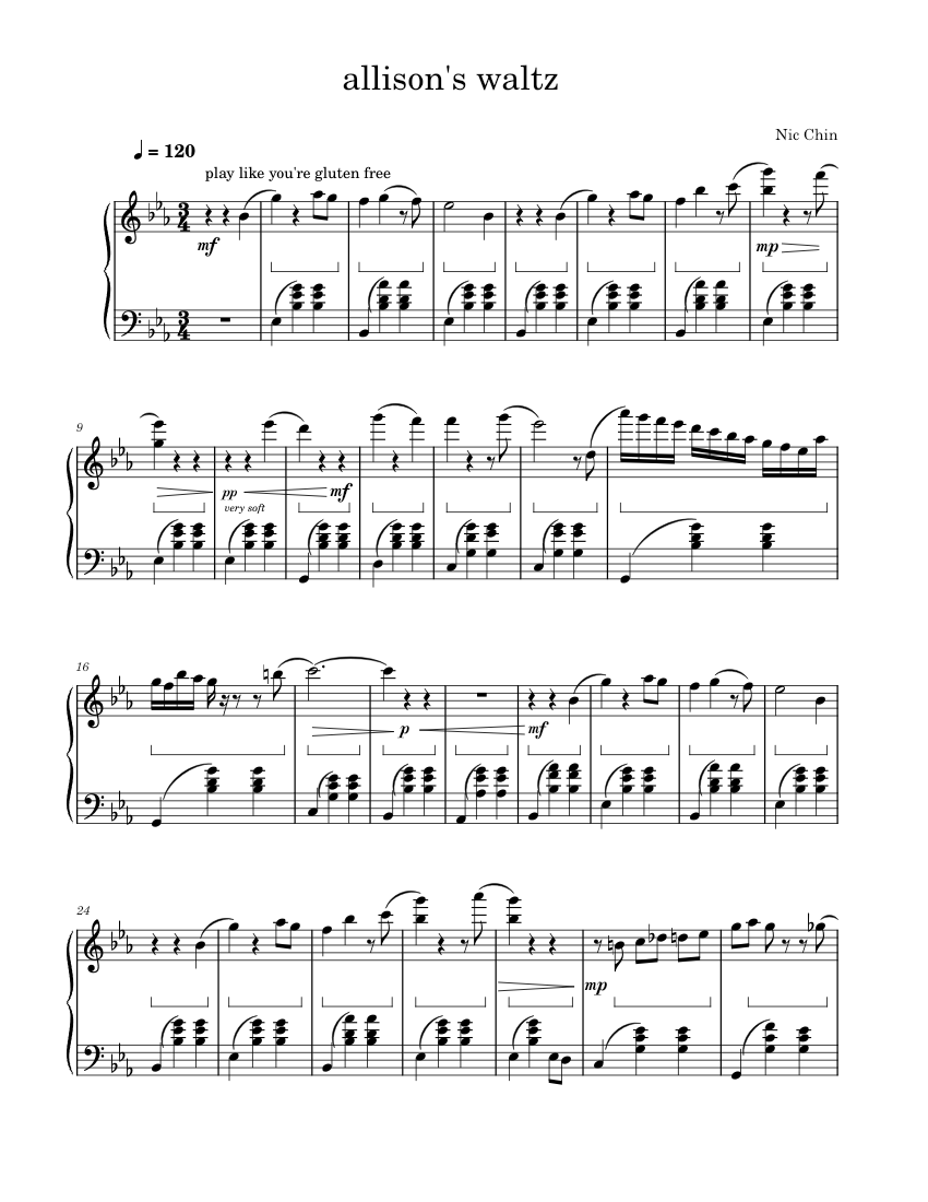 Allison S Waltz Piano Tutorial