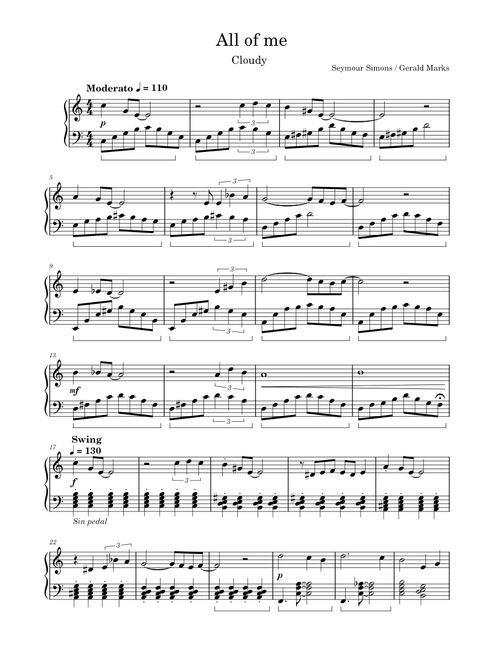 All of me – Jazz