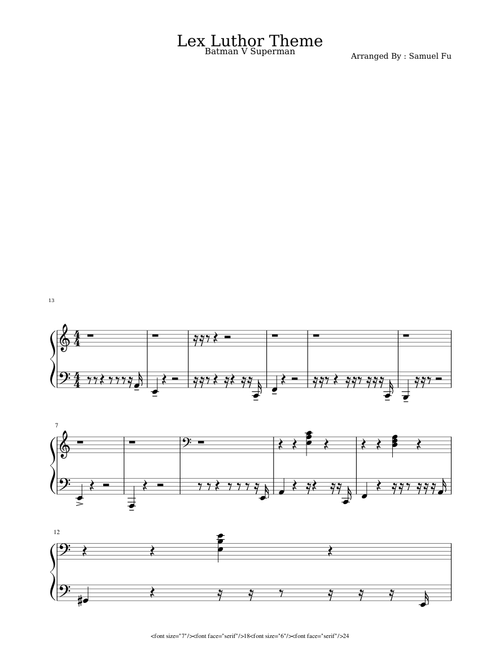 Le Luthor Theme
