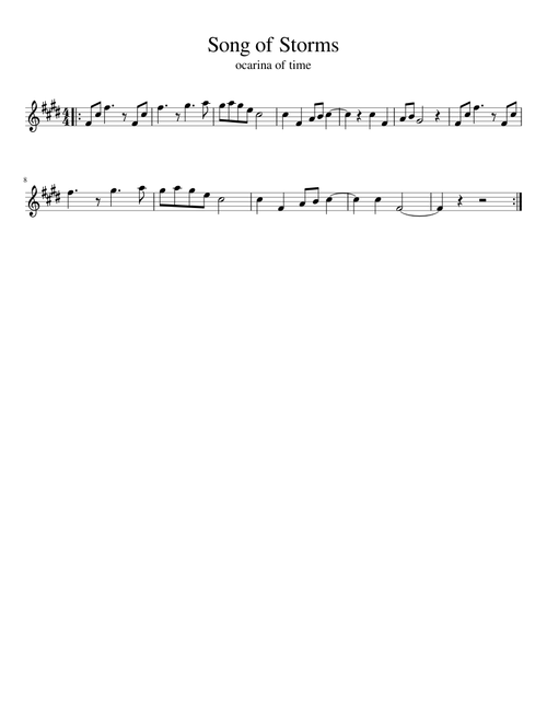 Song of Storms