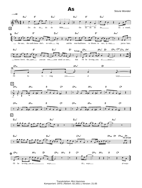 Stevie Wonder - As
