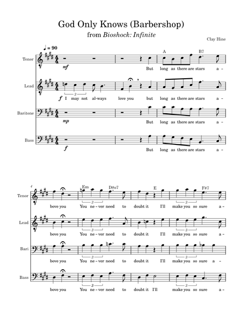 God Only Knows – Clay Hine/The Beach Boys