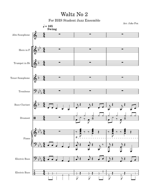 Waltz No 2 For Jazz Band
