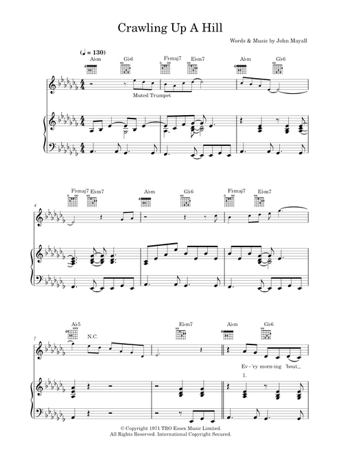 Crawling up a hill - Katie Melua (Piano-Vocal-Guitar (Piano Accompaniment))