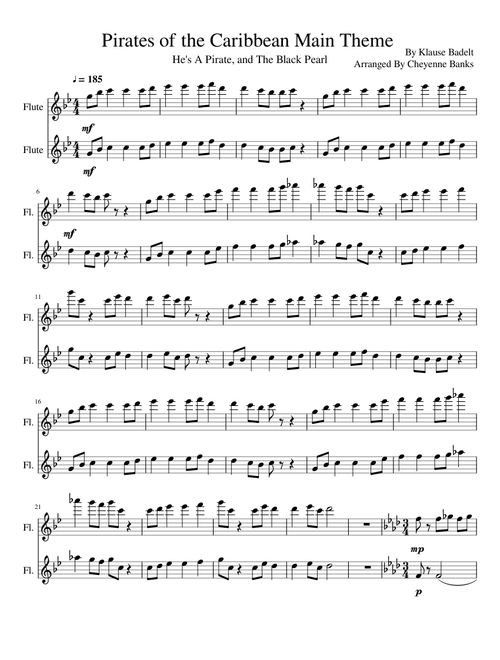 Pirates of the Caribbean's Main Theme