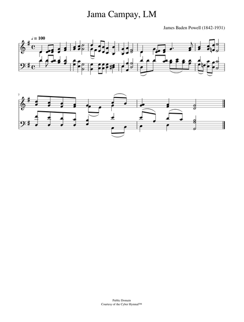 Hark! how the bells - Jama Campay James Baden Powell.