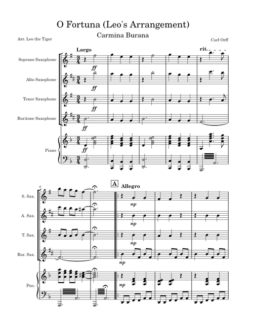 Carmina Burana - O Fortuna – Carl Orff