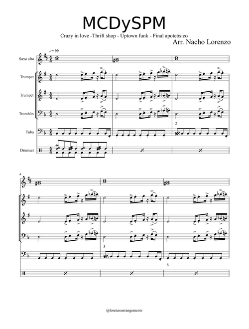 MCDysPM - Arr for charanga/Pep band