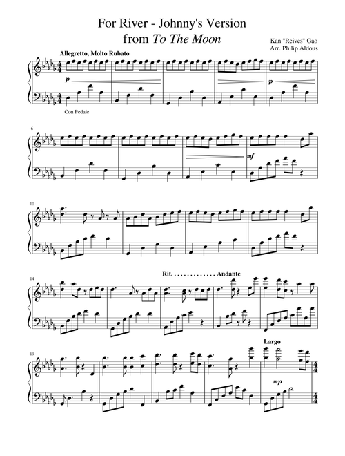 For River (Johnny's Version)