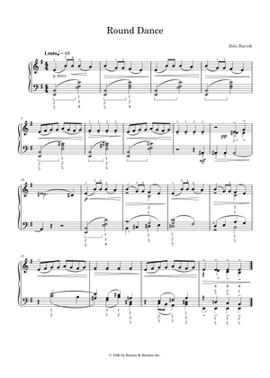 Round dance - Paul de Keyser Sheet Music for Piano, Violin (Solo ...