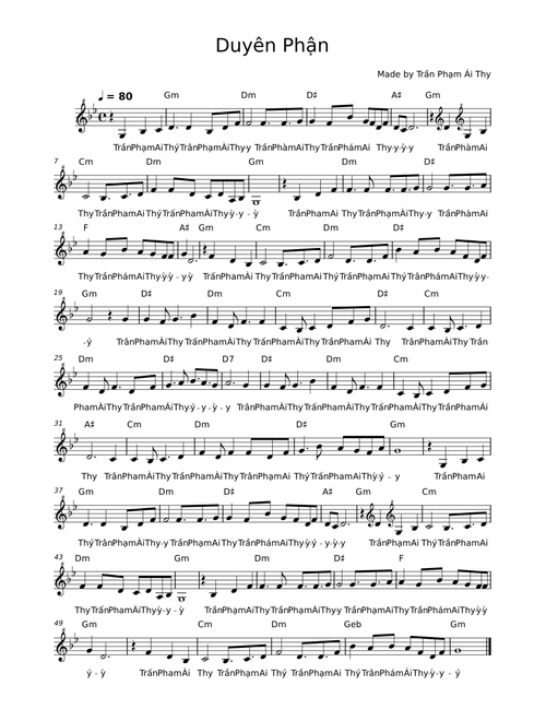 Duyên Phận – Thái Thịnh