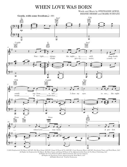 When love was born - Mark Schultz (Piano-Vocal-Guitar)