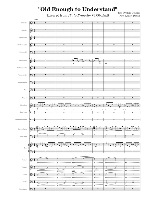 Pluto Projector Excerpt - Arranged for Orchestra