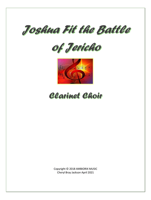 Joshua Fit The Battle Of Jericho (trad) (Arr. Cheryl Bray Jackson) - Patrick Theodore Renier (Woodwind Ensemble)