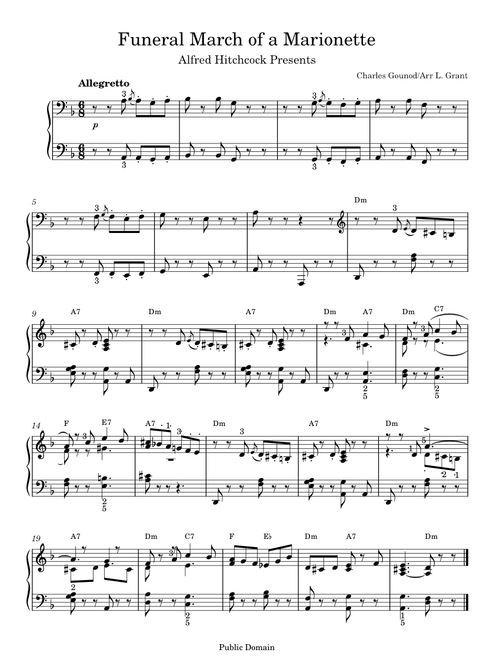 Funeral March of a Marionette – Charles Gounod