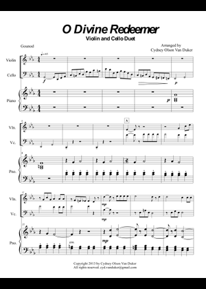 O Divine Redeemer – Charles Gounod (Paladilhe-Solo-G) Sheet Music