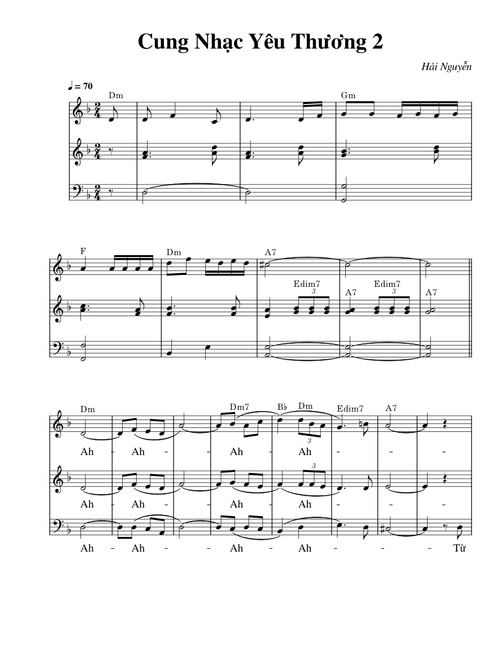Cung Nhạc Yêu Thương 2 – Hải Nguyễn