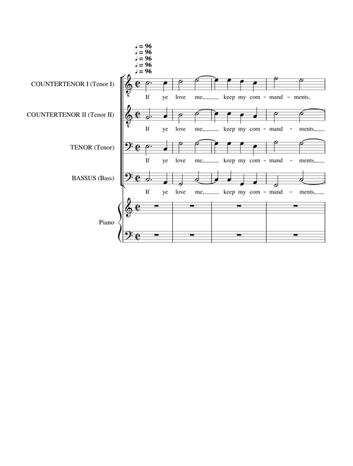 If ye love me - Thomas Tallis