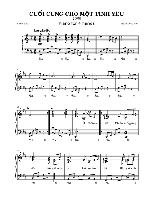 Cuối cùng cho một tình yêu