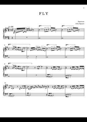 F・L・Y – Piano Sheet Music for Piano (Solo) easy | MuseScore.com