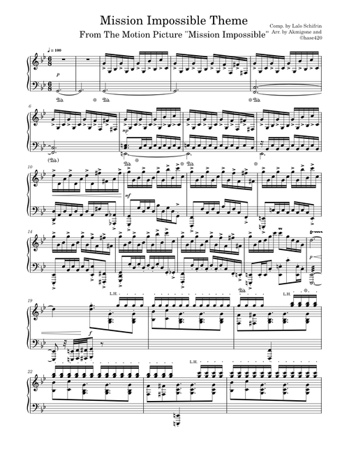 Mission Impossible Theme – Lalo Schifrin