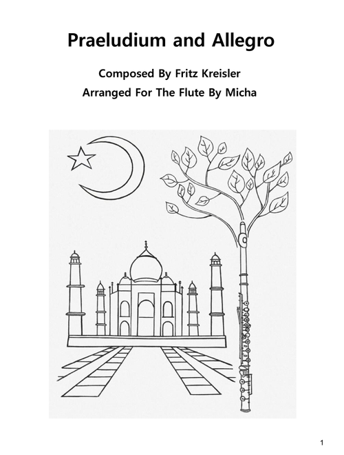 Praeludium and Allegro By Fritz Kreisler For The Flute (Arr. Micha) - Fritz Kreilser (Flute and Piano)