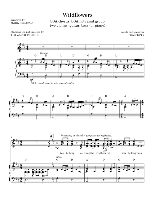 Wildflowers – The Wailin' Jennys