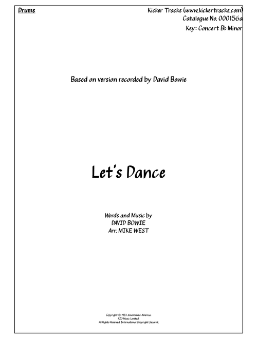 Let's Dance (Arr. Michael Storeton-West) - David Bowie (Drums)
