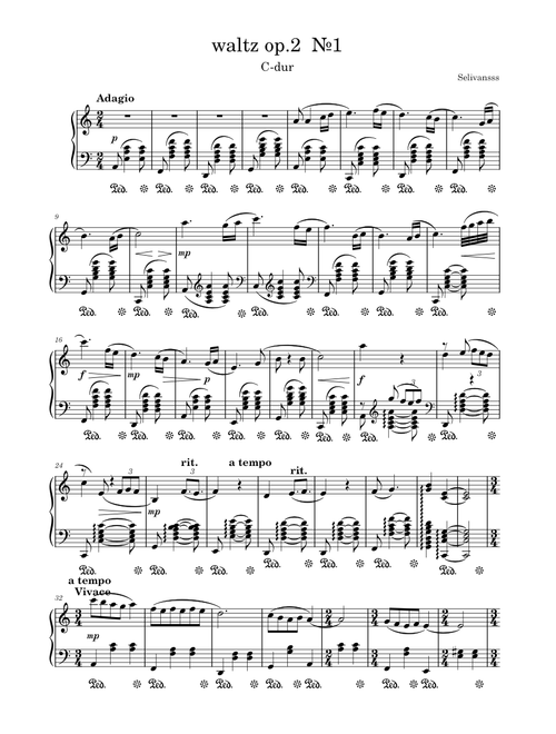 waltz op.2  №1 – selivansss