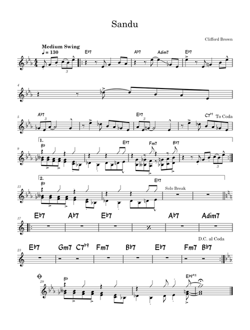Sandu – Clifford Brown