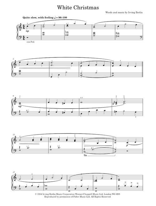 White Christmas - Irving Berlin (Solo)