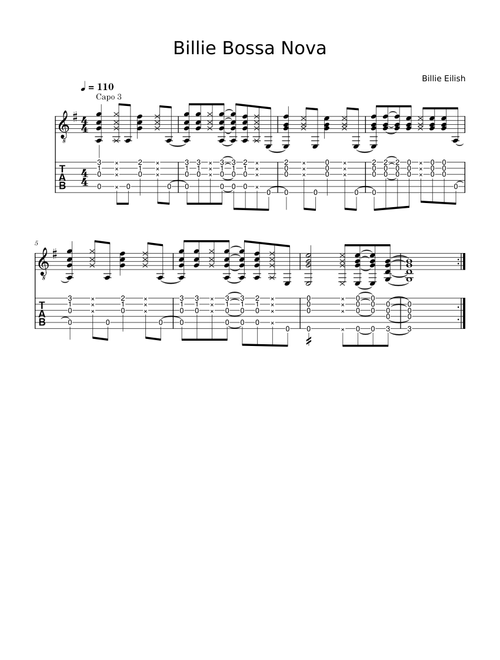 Billie Bossa Nova - Billie Eilish
