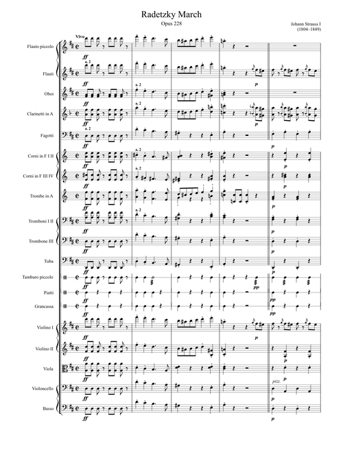 Radetzky March Opus 228