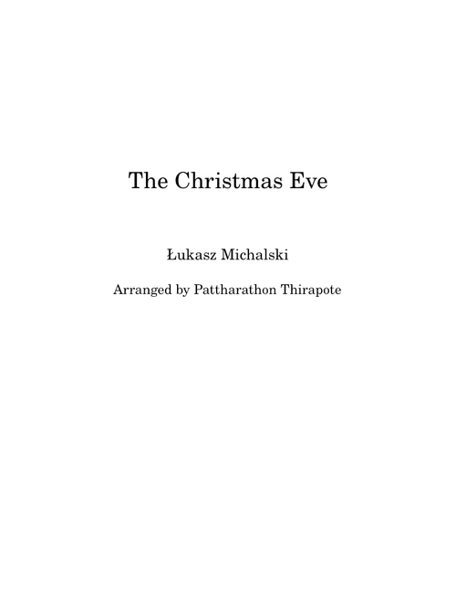 Łukasz Michalski 'The Christmas Eve' for Orchestra