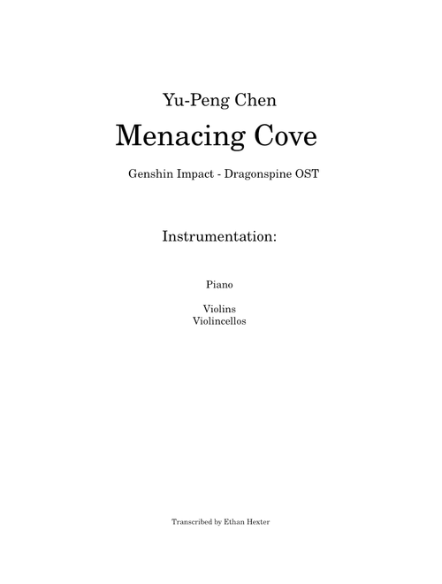 Menacing Cove (Dragonspine OST) [Genshin Impact]