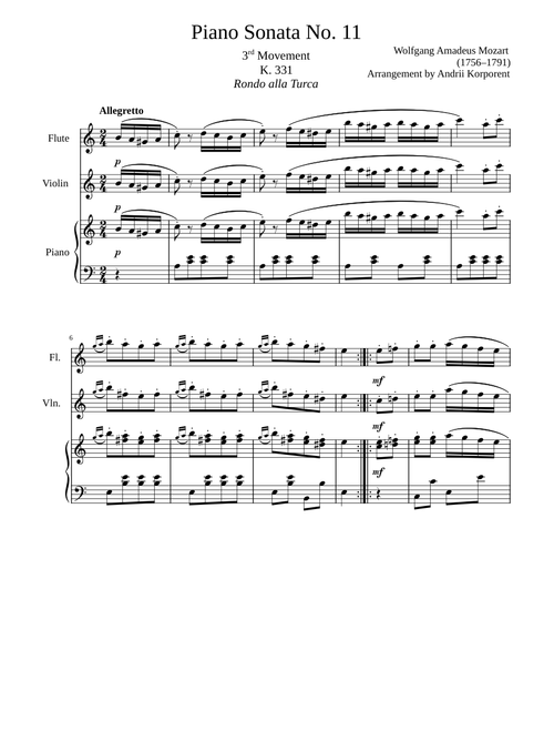 Rondo alla Turca