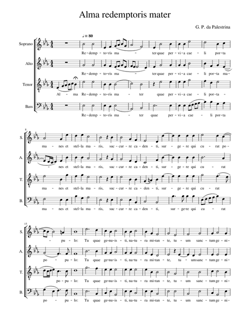 Alma redemptoris mater