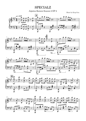 Preview] SPECIALZ Full Version (呪術廻戦 渋谷事変 OP) Sheet