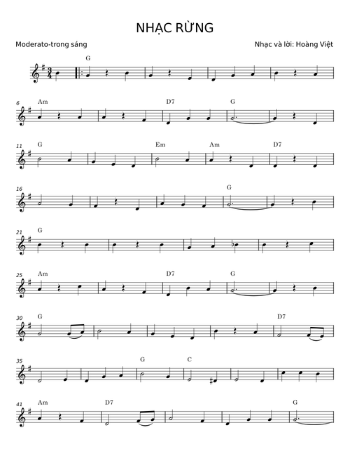 Nhạc rừng - Mono Việt Hoàng