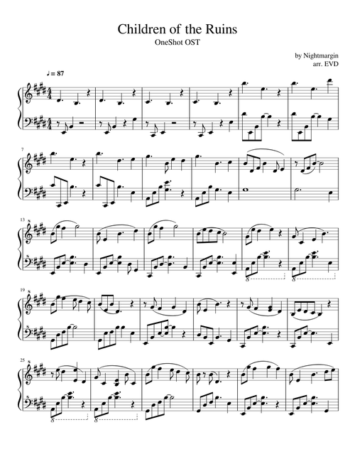 Children of the Ruins - Oneshot OST