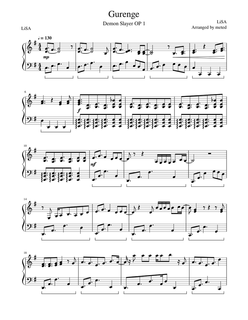 Helloween,MasterOf the rings,Bandscore楽譜 Halloween (Epic Orchestral Cover) Sheet Music for Piano