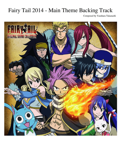 Fairy Tail 2014 - Main Theme Backing Track